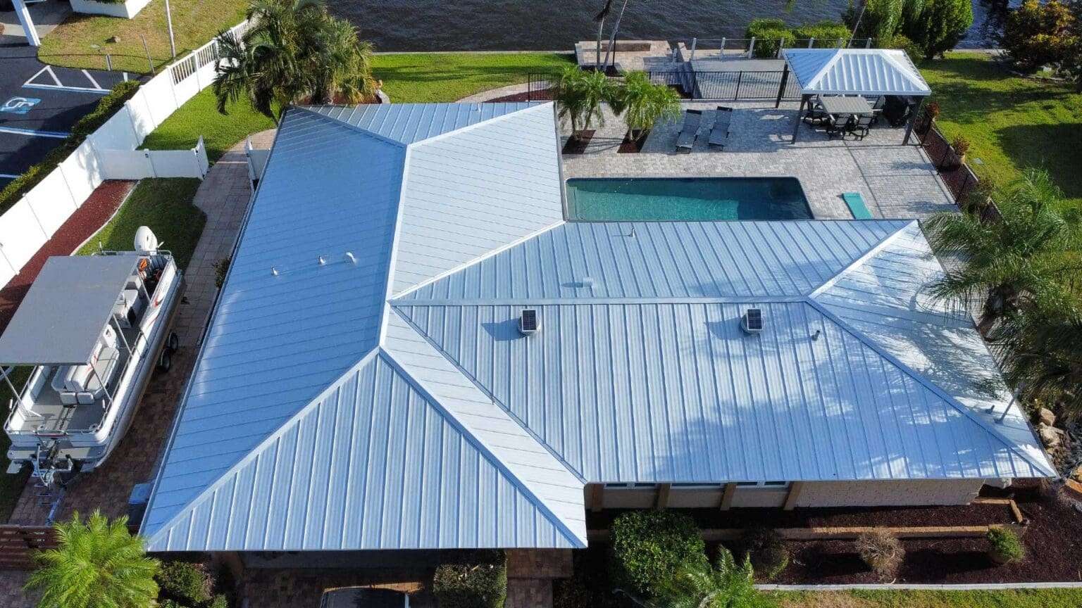 Metal roofing project