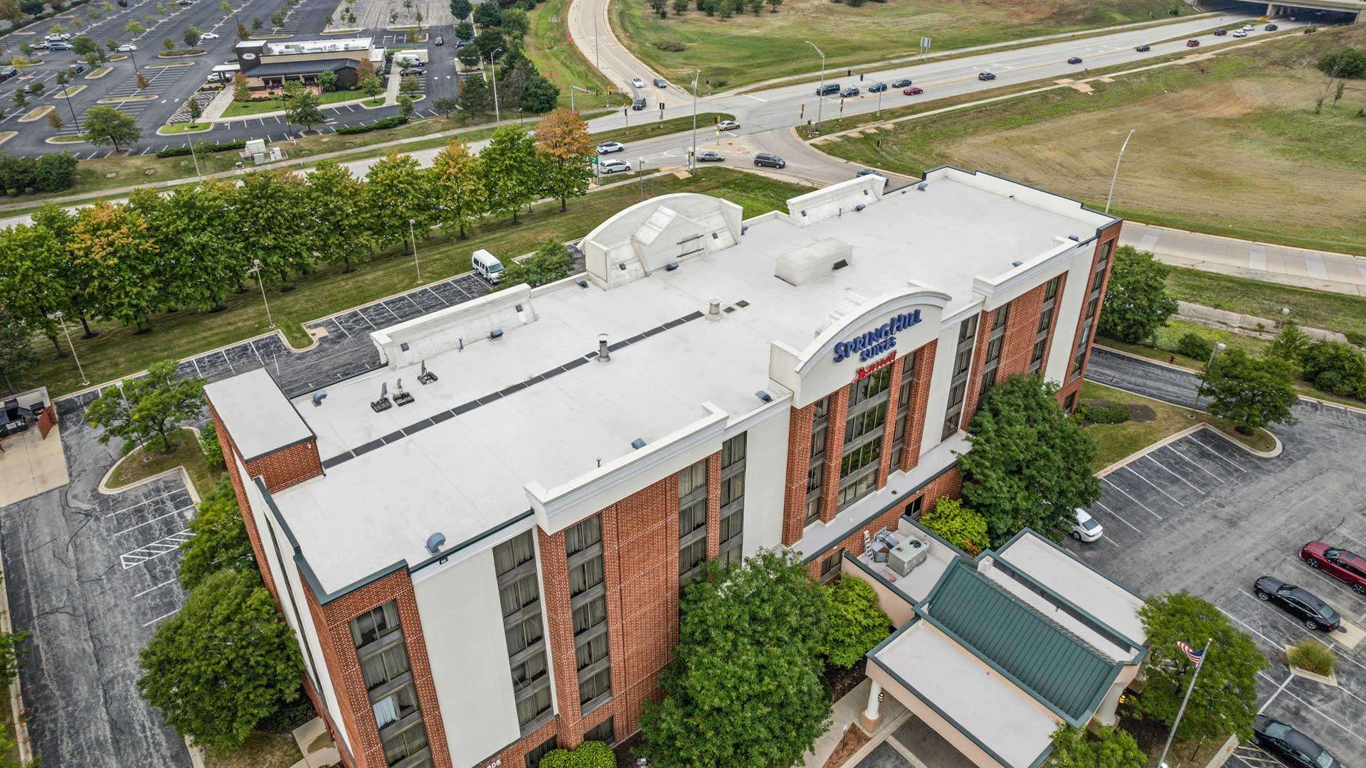 Superior Built Roofing's Flat Roof Project in Chicago Completed Flat Roof on a commercial property in Chicago, Illinois