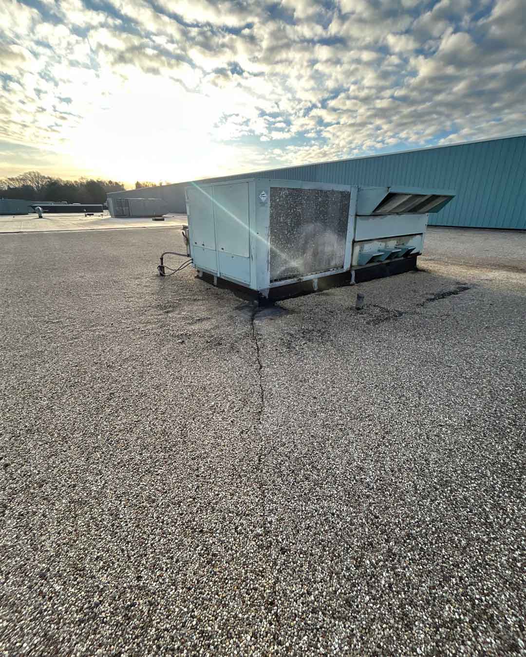 Flat roof project at Wendy's restaurant