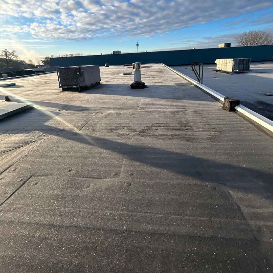 Popeyes flat roof project