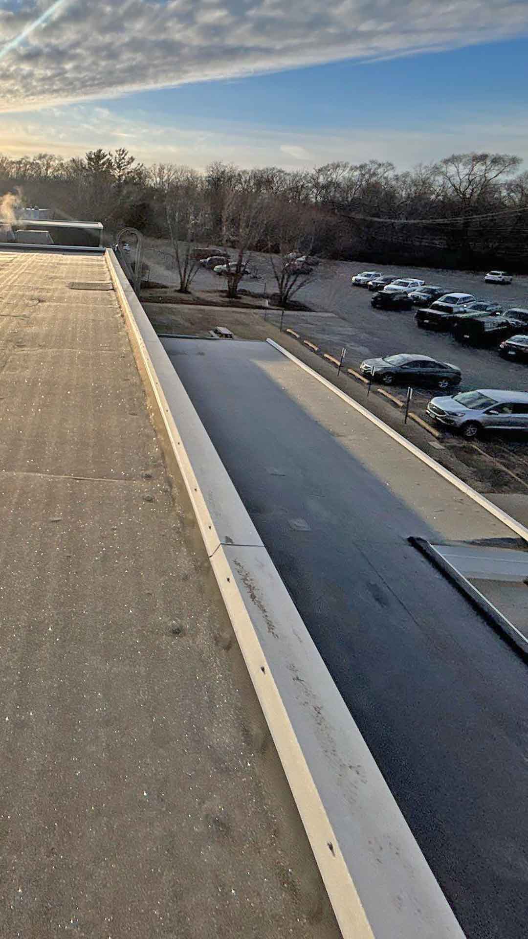 Popeyes flat roof project