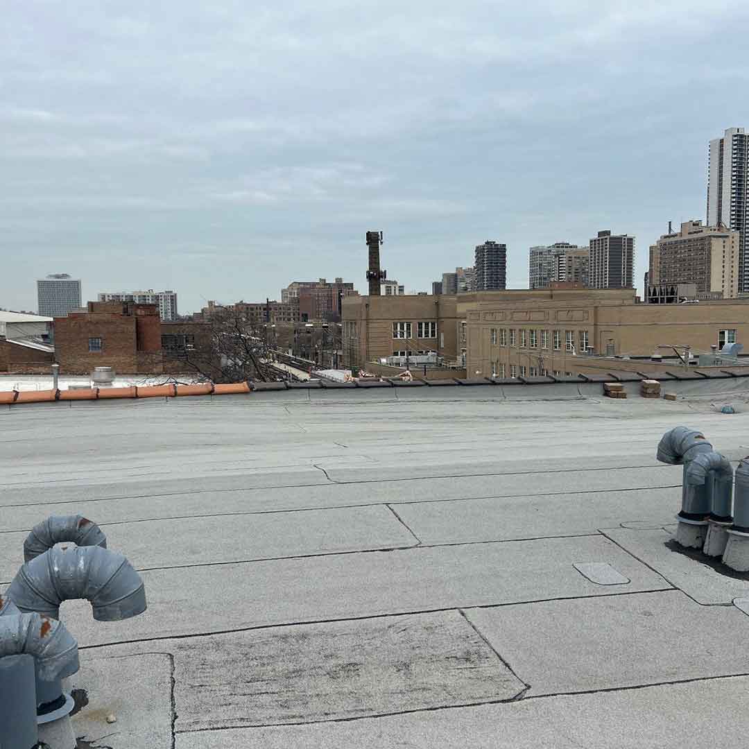 Modified-Bitumen-Roofing-4 Popeyes flat roof project