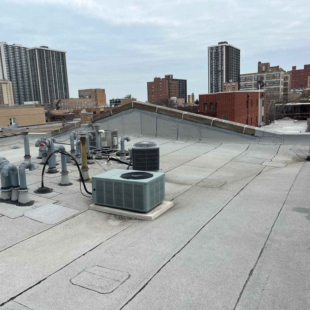 Flat roof project at Wendy's restaurant