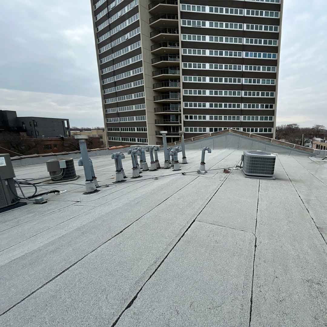 Flat roof project at Wendy's restaurant