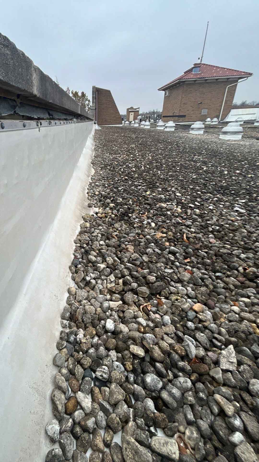 ballasted-roof-3 Popeyes flat roof project